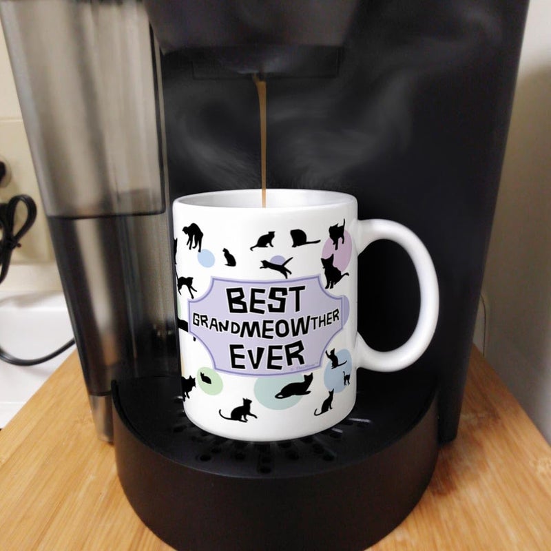 ThisWear Cat Themed Gifts Best Grandmeowther Cat Cup Cat Related Gifts Cat Grandma Coffee Mug Tea Cup Multi - Image 5